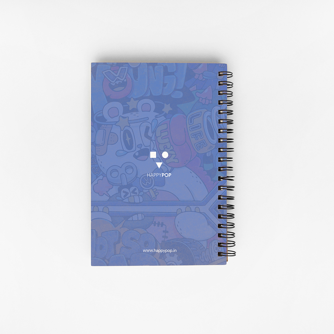 HappyPOP Lucky Doodle A5 Sketchbook back
