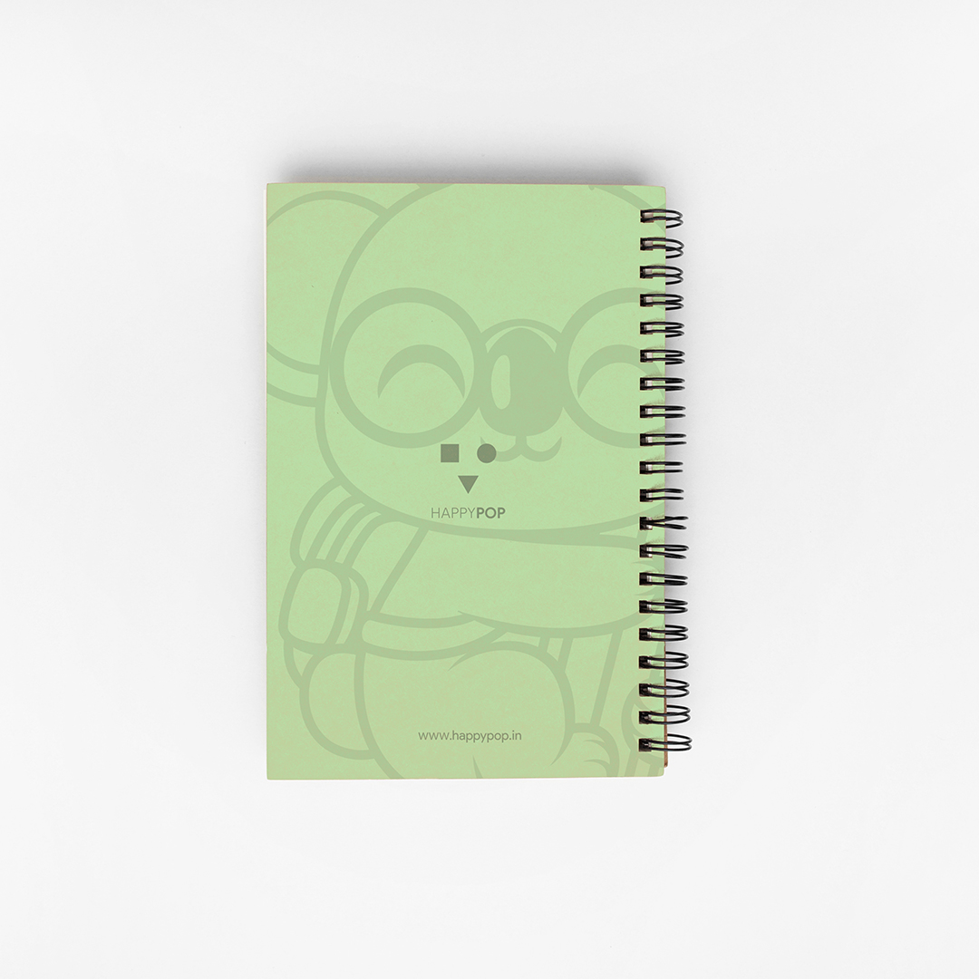 HappyPOP Quirky Koala A5 Sketchbook back