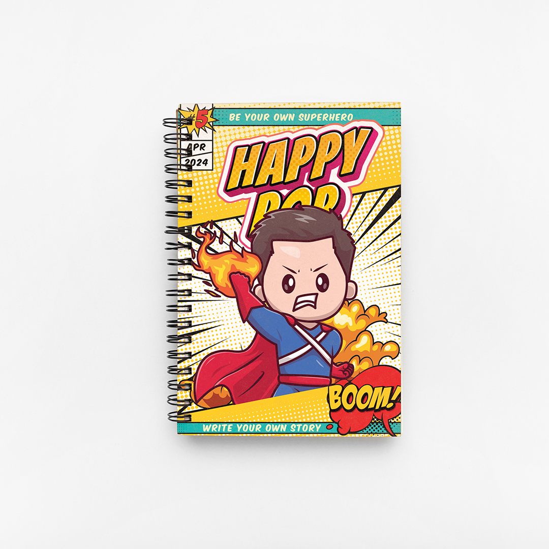 HappyPOP Superhero A5 Sketchbook