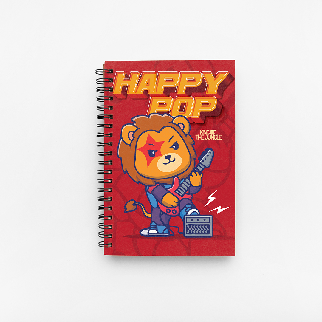 HappyPOP King of the Jungle A5 Sketchbook